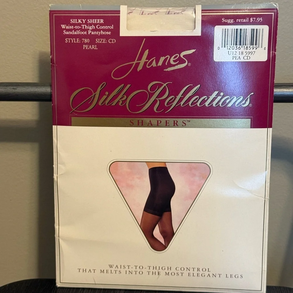 Hanes Silk Reflections Shapers Hosiery - Pearl